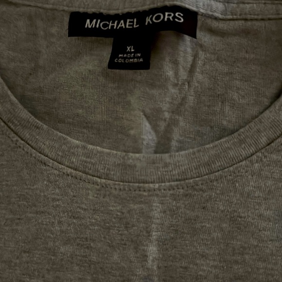 Michael Kors Rainbow Collection 2pc Short set Tshirt & Jogger Shorts Grey EUC - Picture 14 of 16